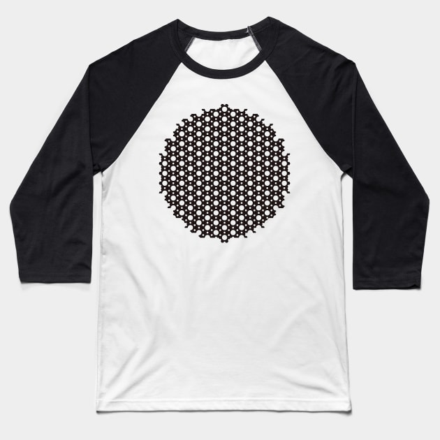 Mesh mandala Baseball T-Shirt by M[ ]